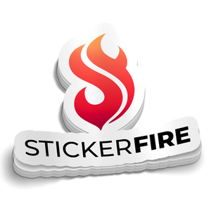 FIRE Logo-style Firefighter Sticker