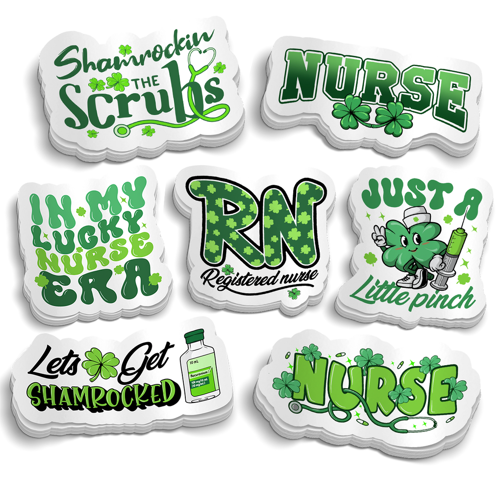 St. Patty's Day Nursing Collection (7 Sticker Pack)