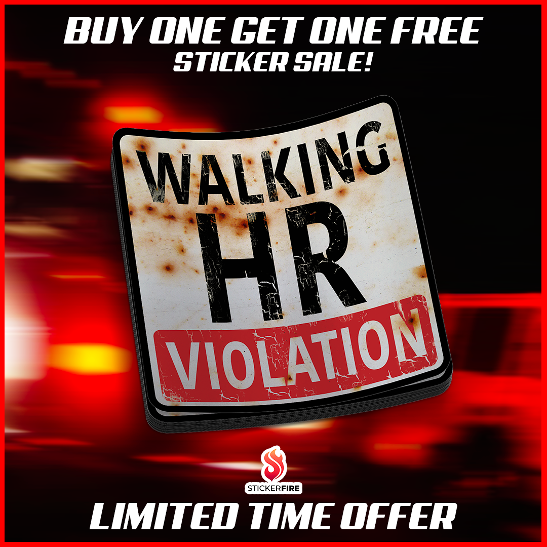 Walking HR Violation Decal