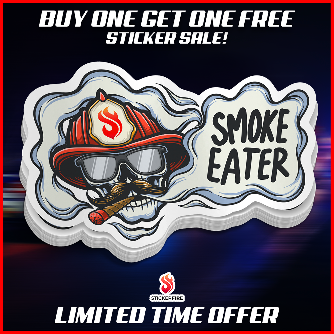 Smoke Eater Sticker