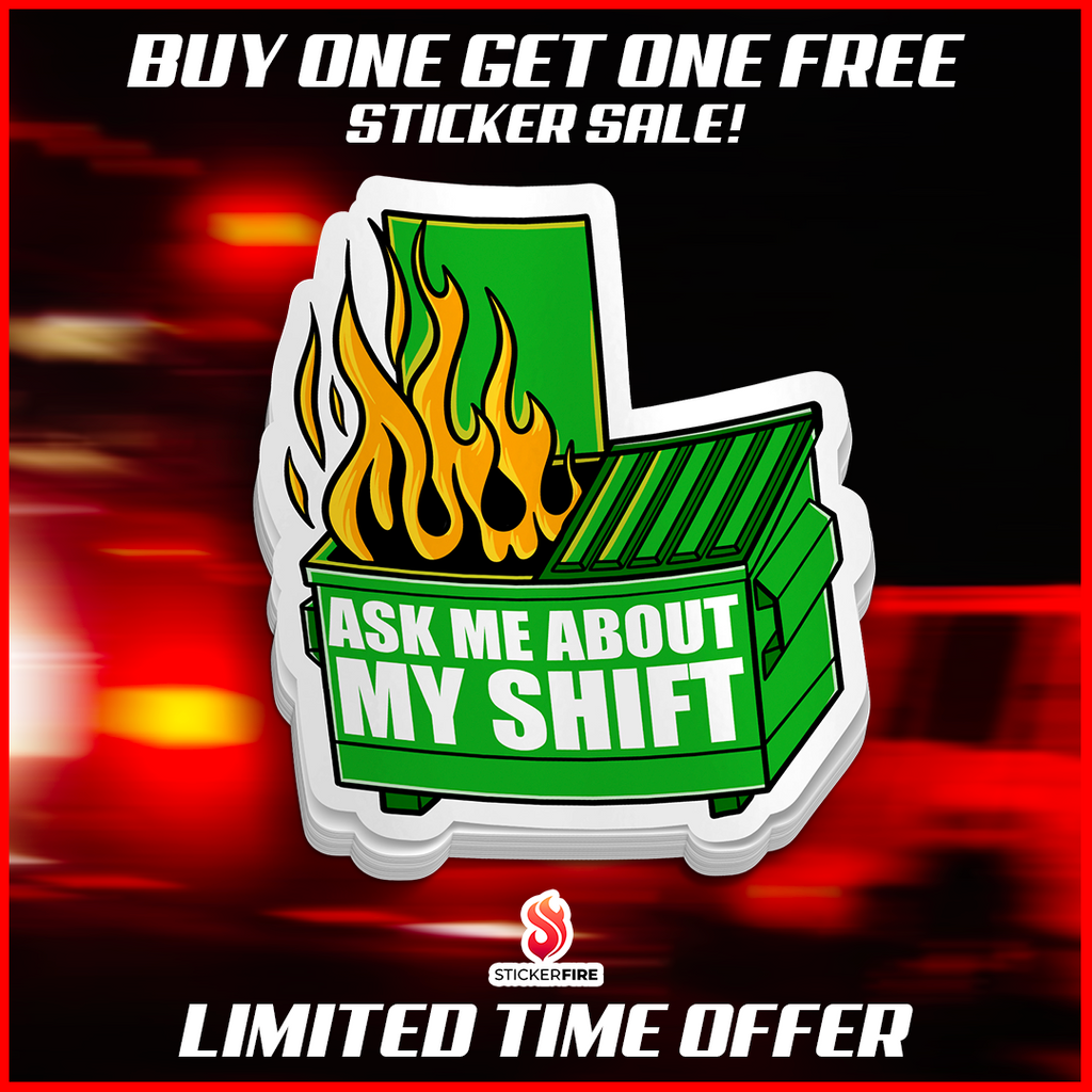 Sticker Fire | Funny Fire Medical & Police Stickers
