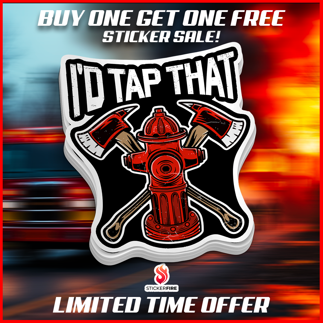 I'd Tap That Fire Hydrant v2 Sticker