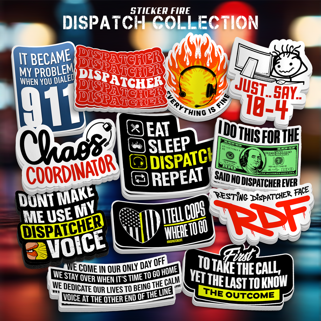 Dispatch Star Sticker The Dispatcher Collection - Funny Sticker Pack