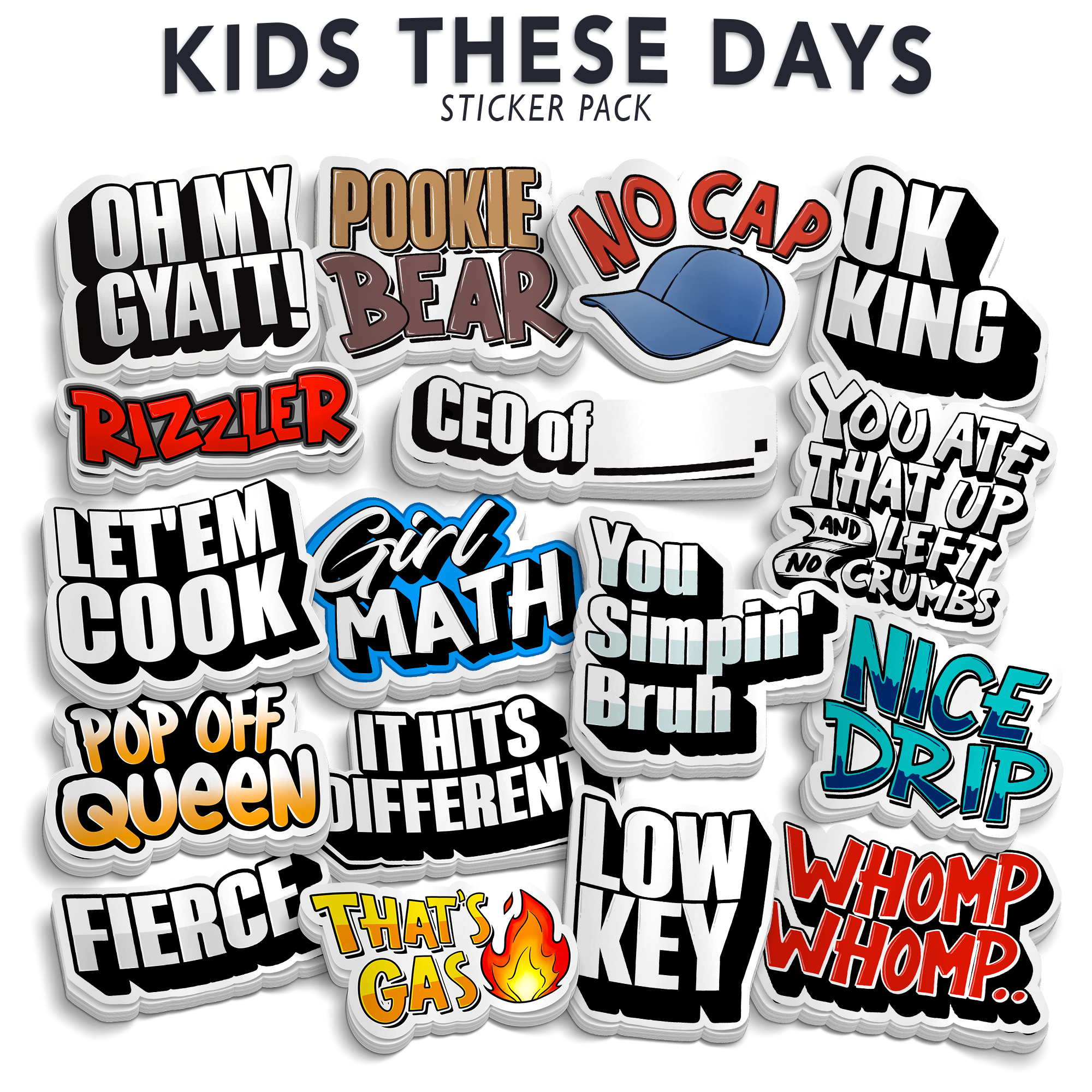 Kids These Day - Funny Sticker Pack