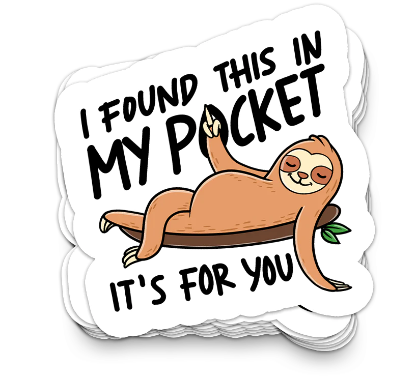 I Found This ... | Funny Laptop Stickers