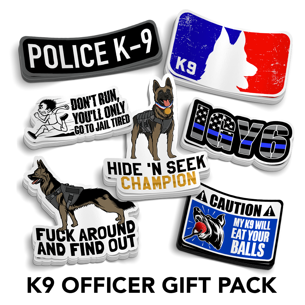 K9 Officer | Christmas Gift Sticker Pack