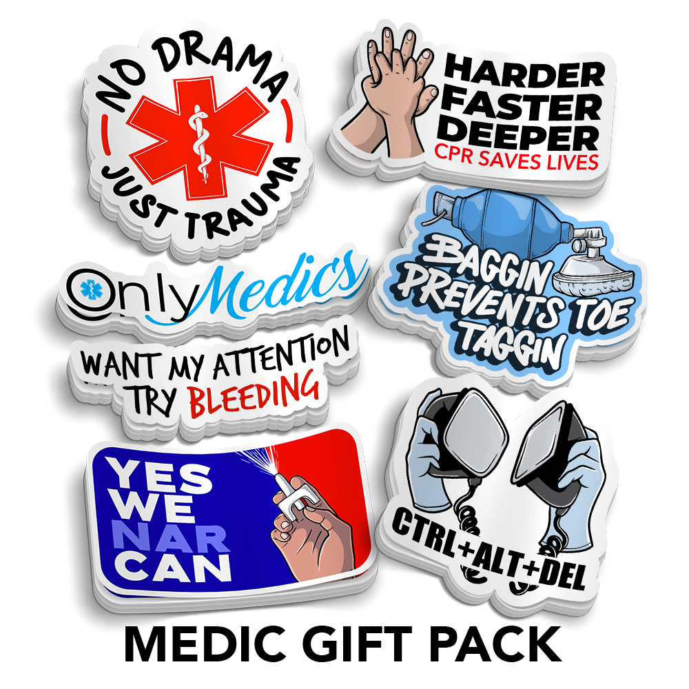 Medical Stickers | Funny Vinyl Decals for Doctors, Nurses & Medics