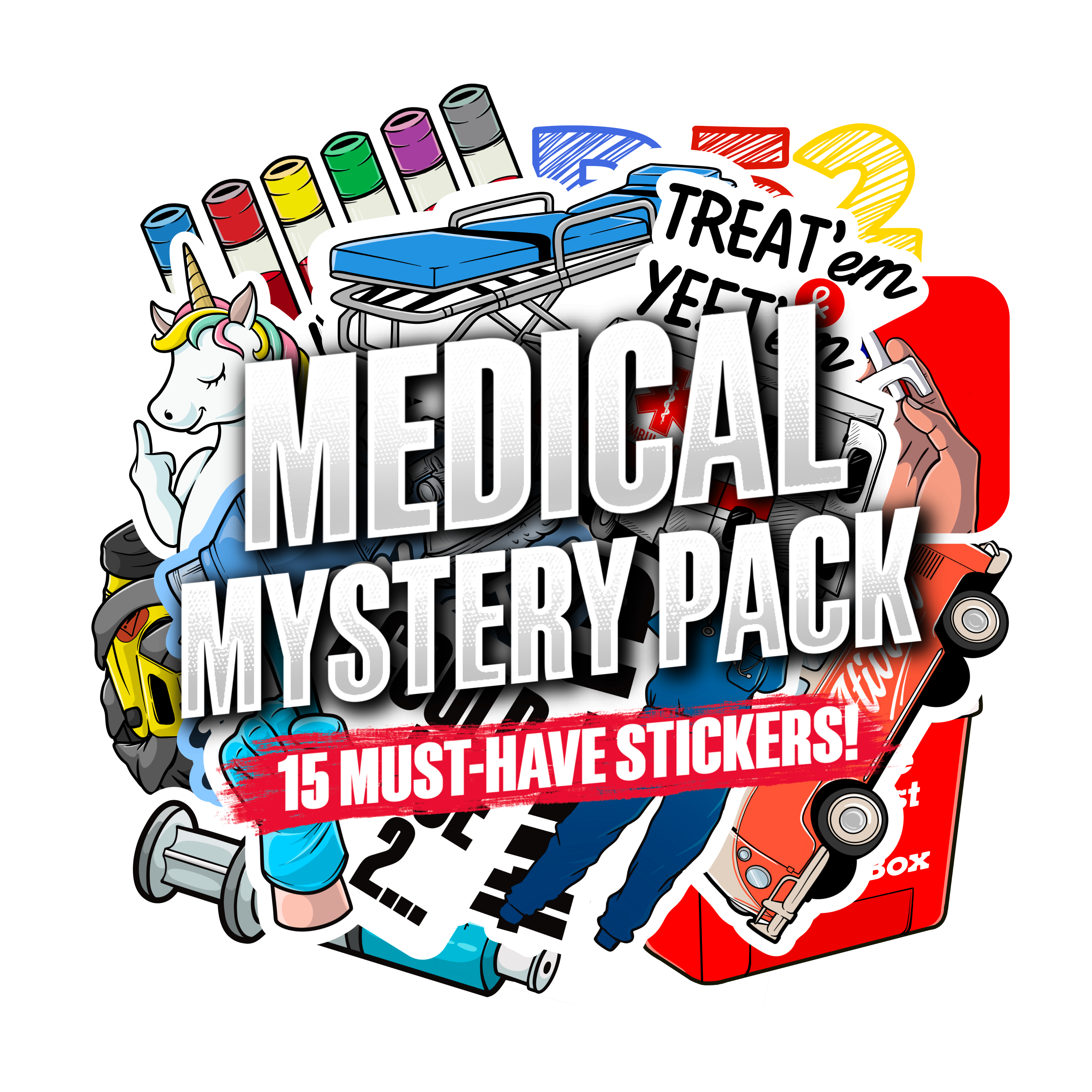 Mystery Sticker Packs | Medical