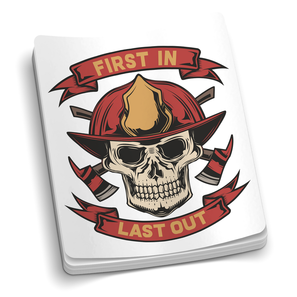 First In Last Out Sticker