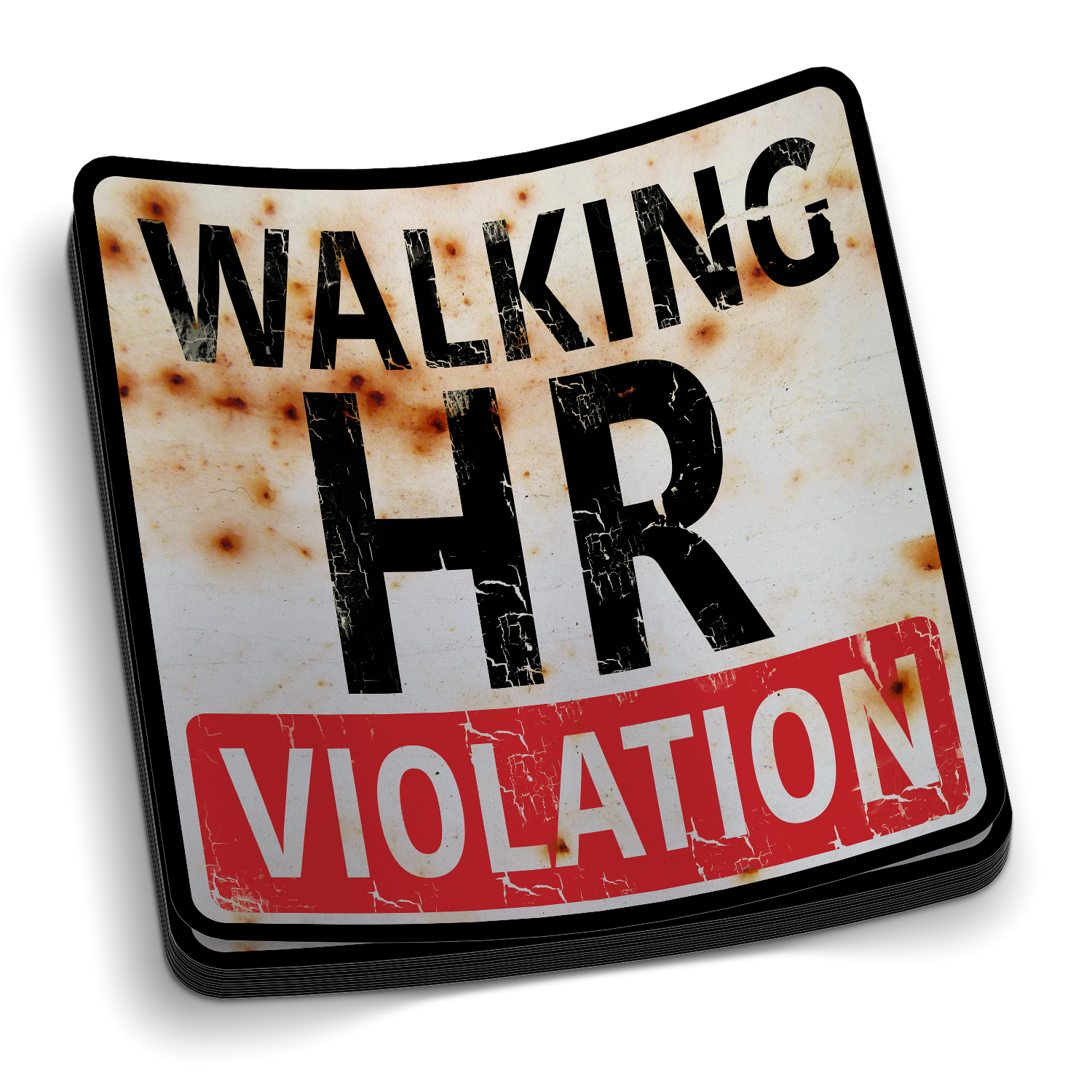 Walking HR Violation Decal