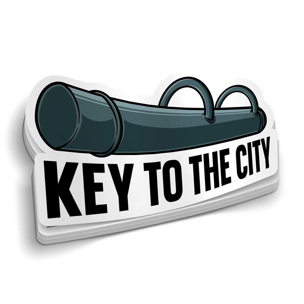 Key To The City Police Sticker