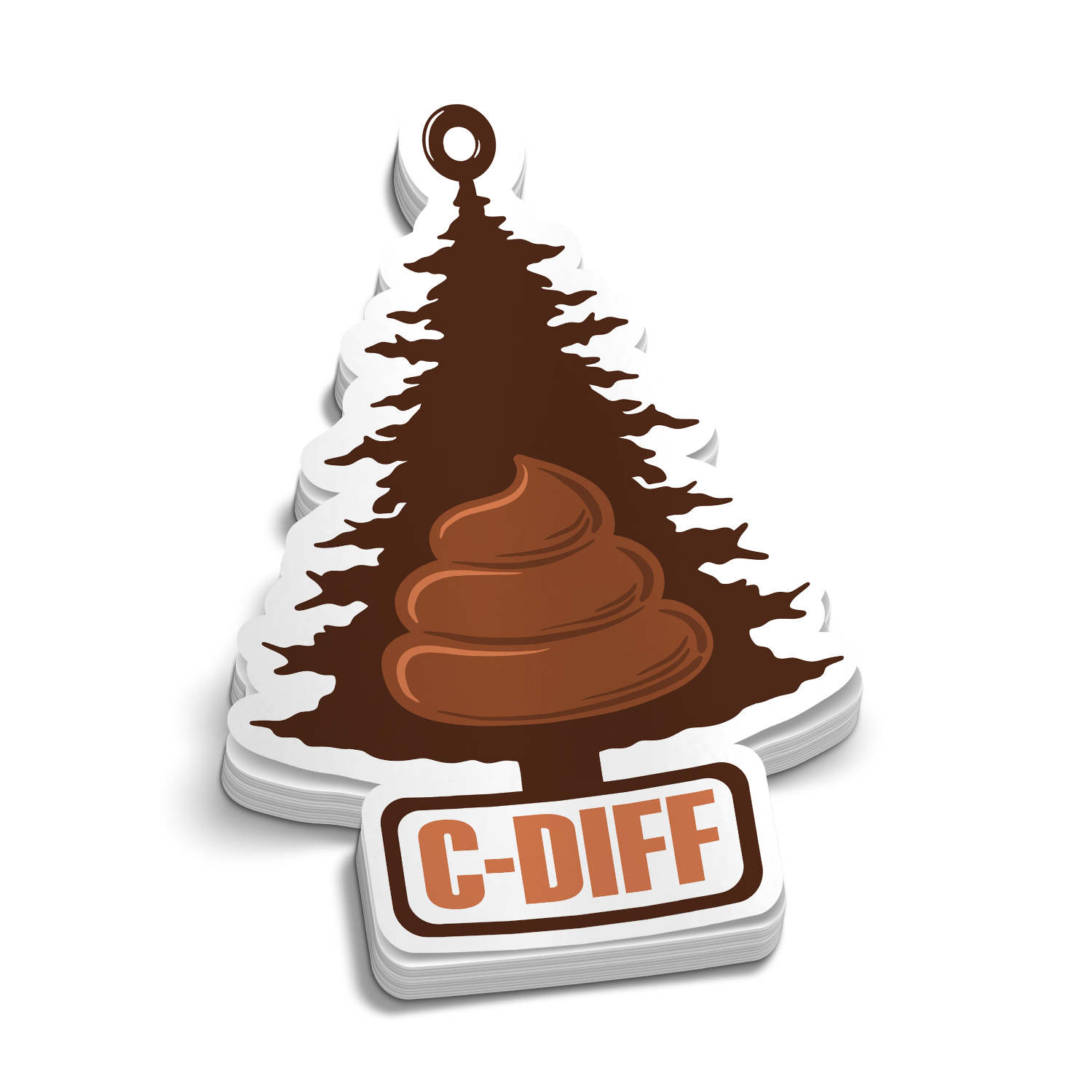 C-Dif Air Freshener | Funny Medical EMT Sticker