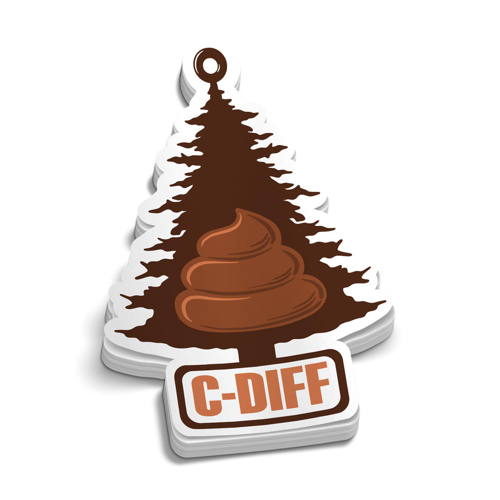 C-Dif Air Freshener | Funny Medical EMT Sticker