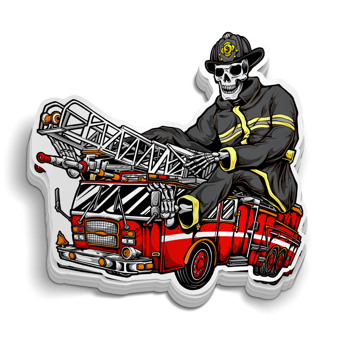 Ladder Truck Sticker