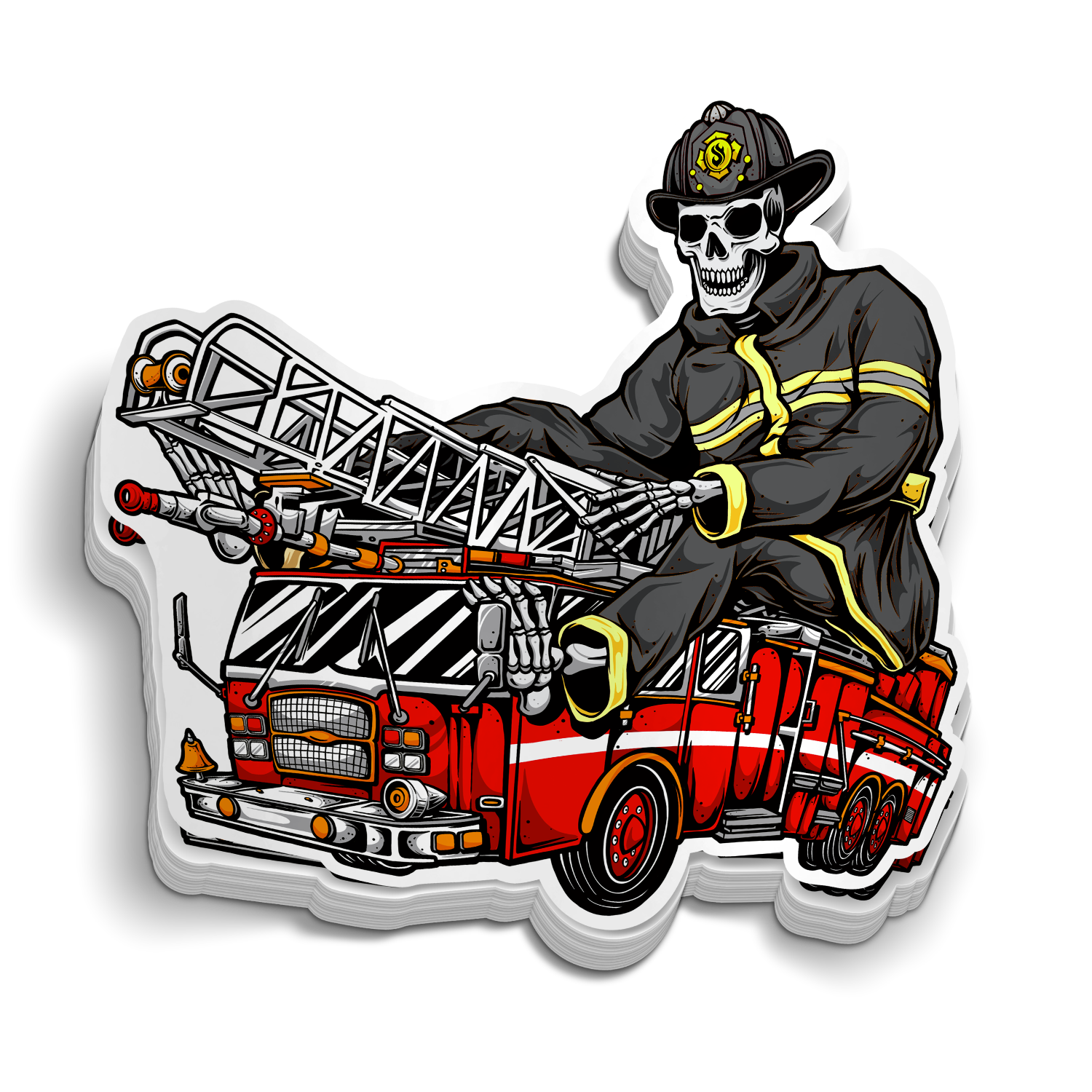 Ladder Truck Sticker