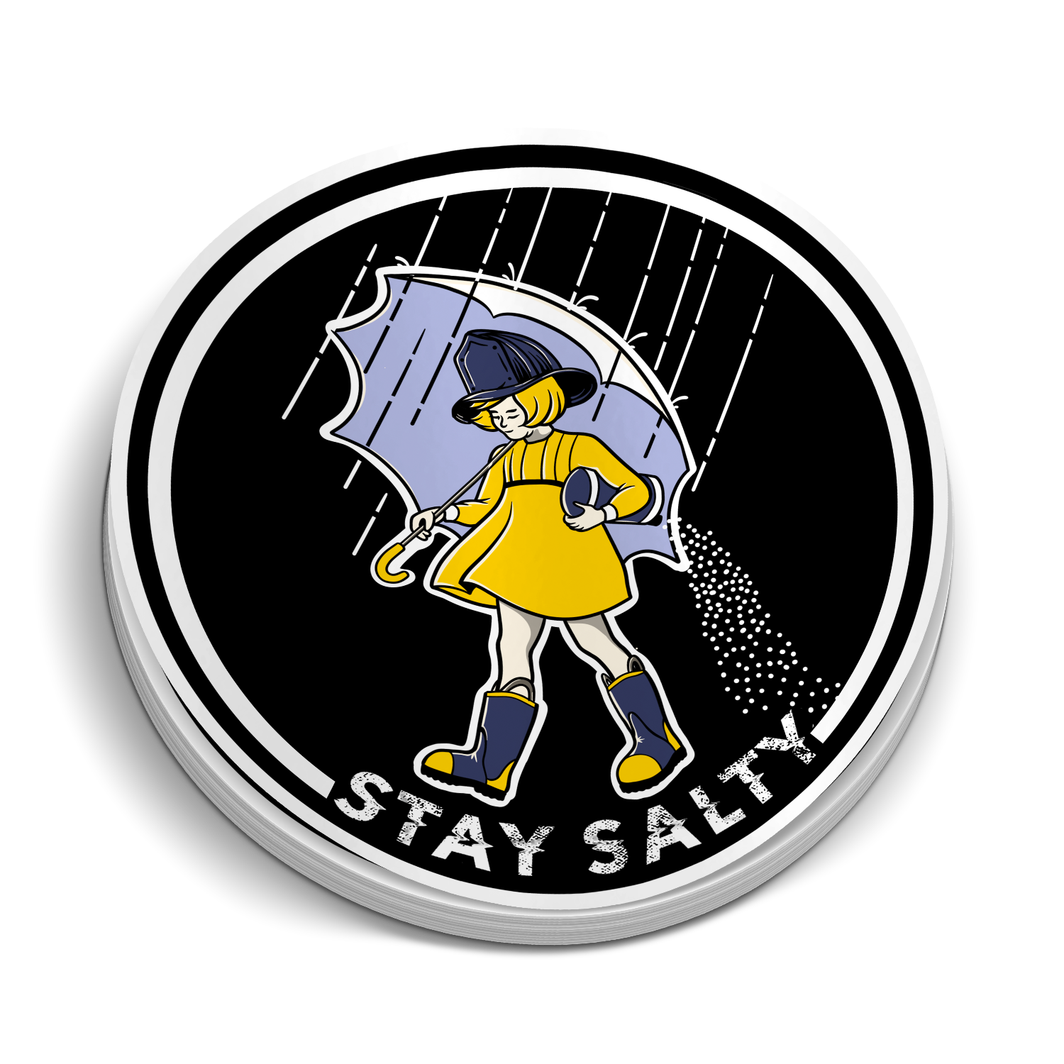 Salty Fireman Sticker Sticker Fire Classics | Hilarious Best-Sellers Vinyl with Attitude