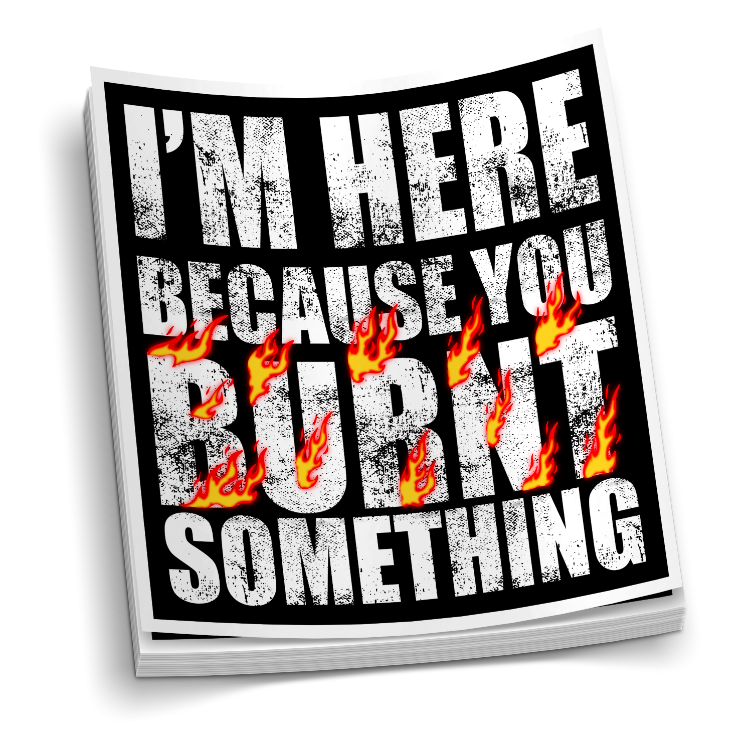 People On Fire Sticker All Stickers | Sticker Fire | Hilarious Stickers for Firefighters – Page 8