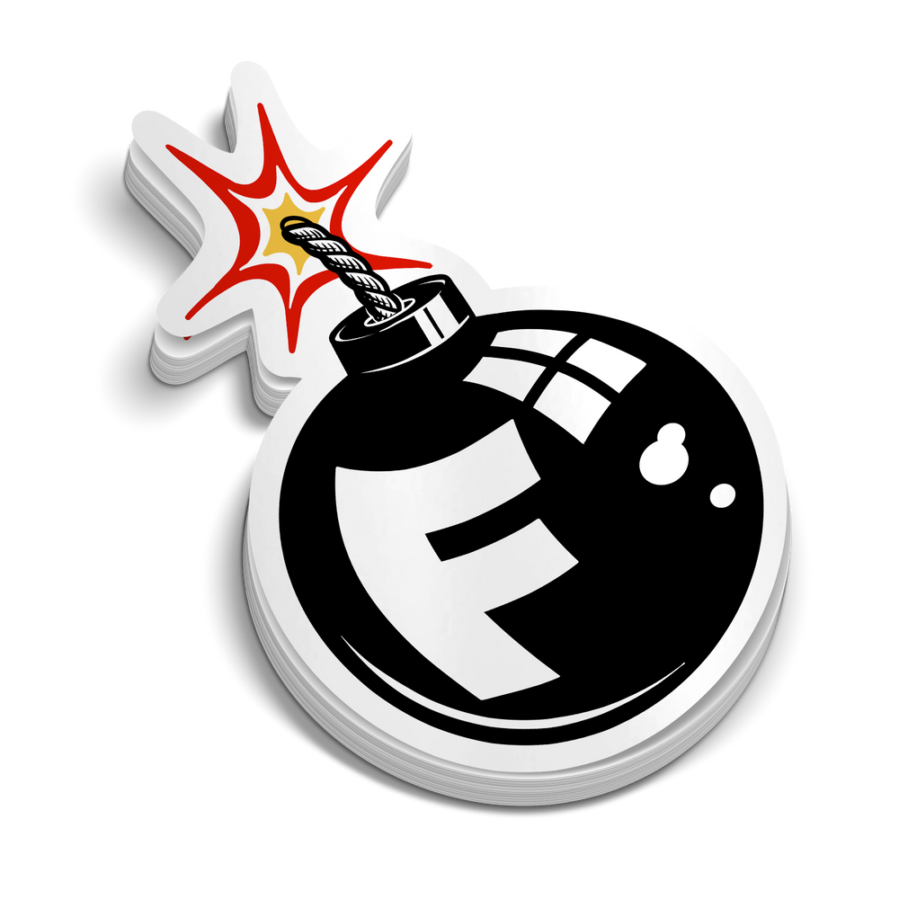 The Classic F Bomb Sticker the-classic-f-bomb-sticker
