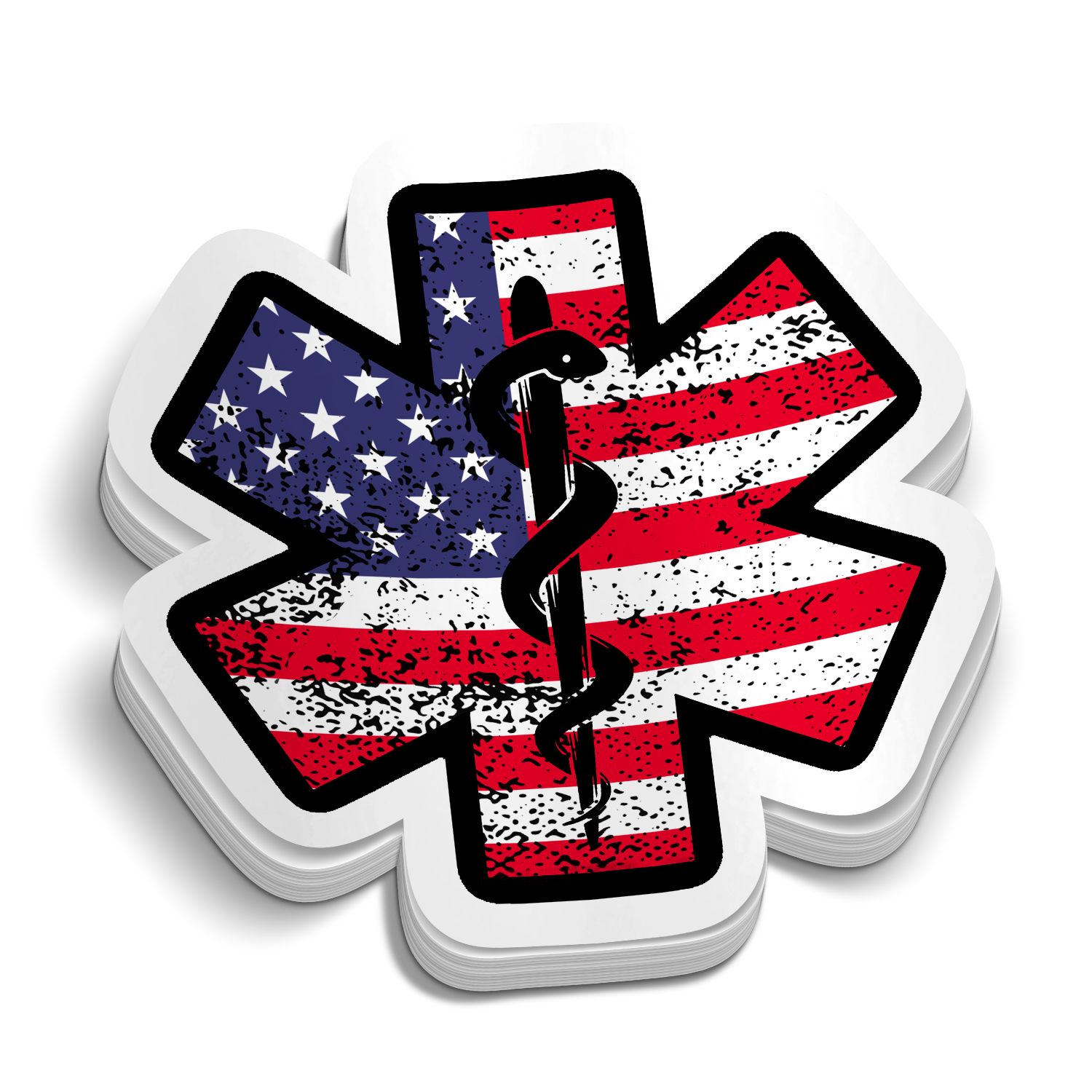 EMT American Flag Sticker