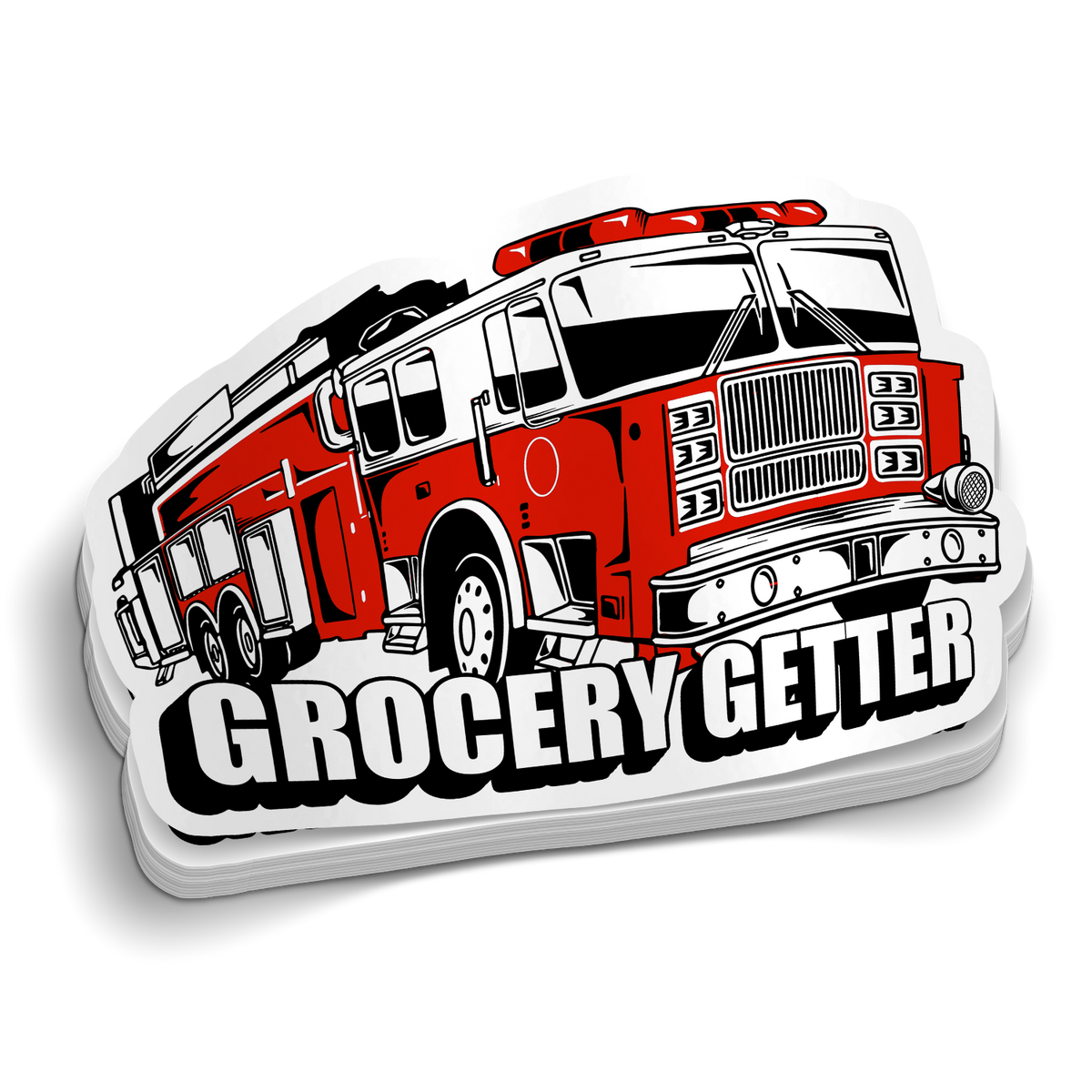Grocer Sticker Grocery Getter Sticker