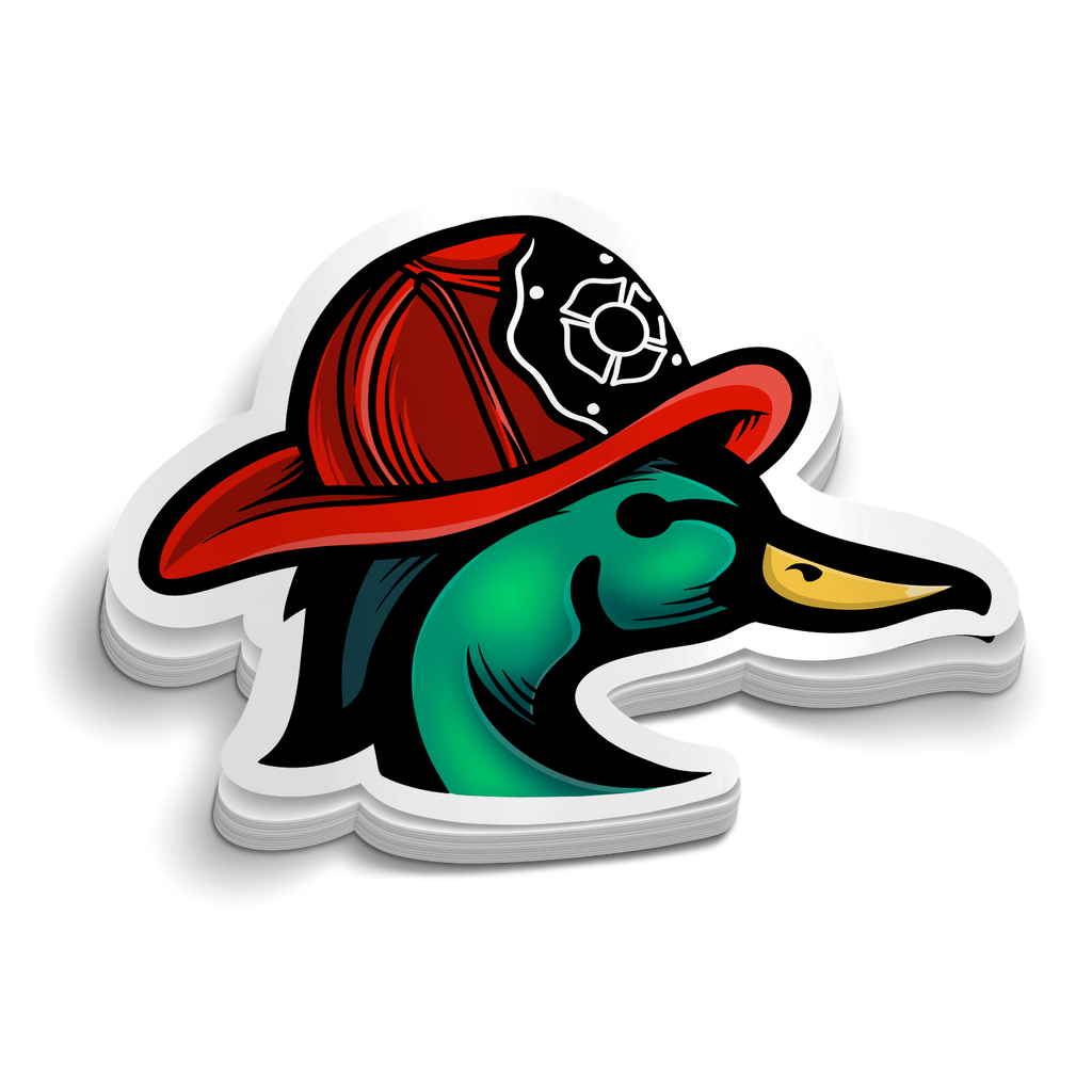 Fire Ducks Sticker