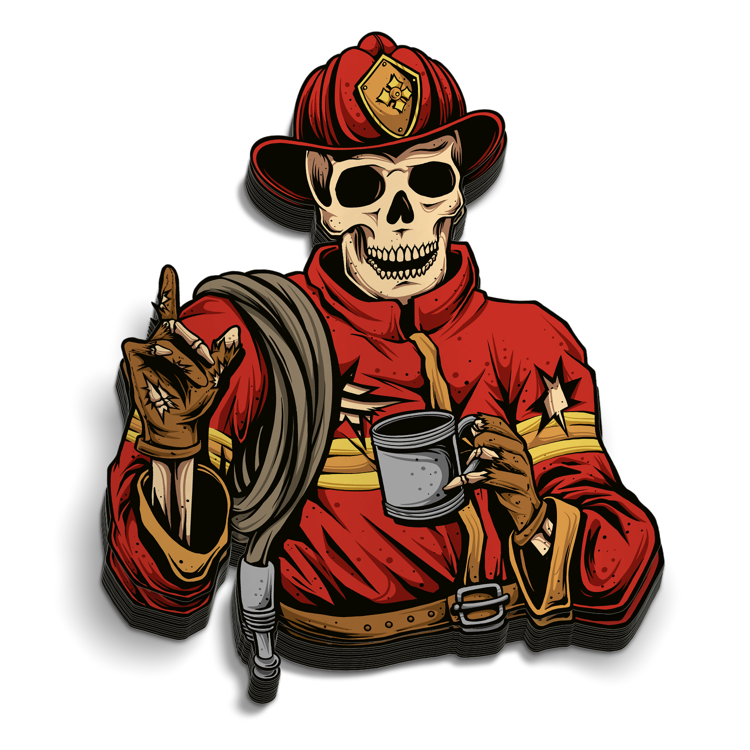Fire Watchman Sticker Firefighter Stickers | Waterproof Firehouse Humor Decals | Perfect for ...
