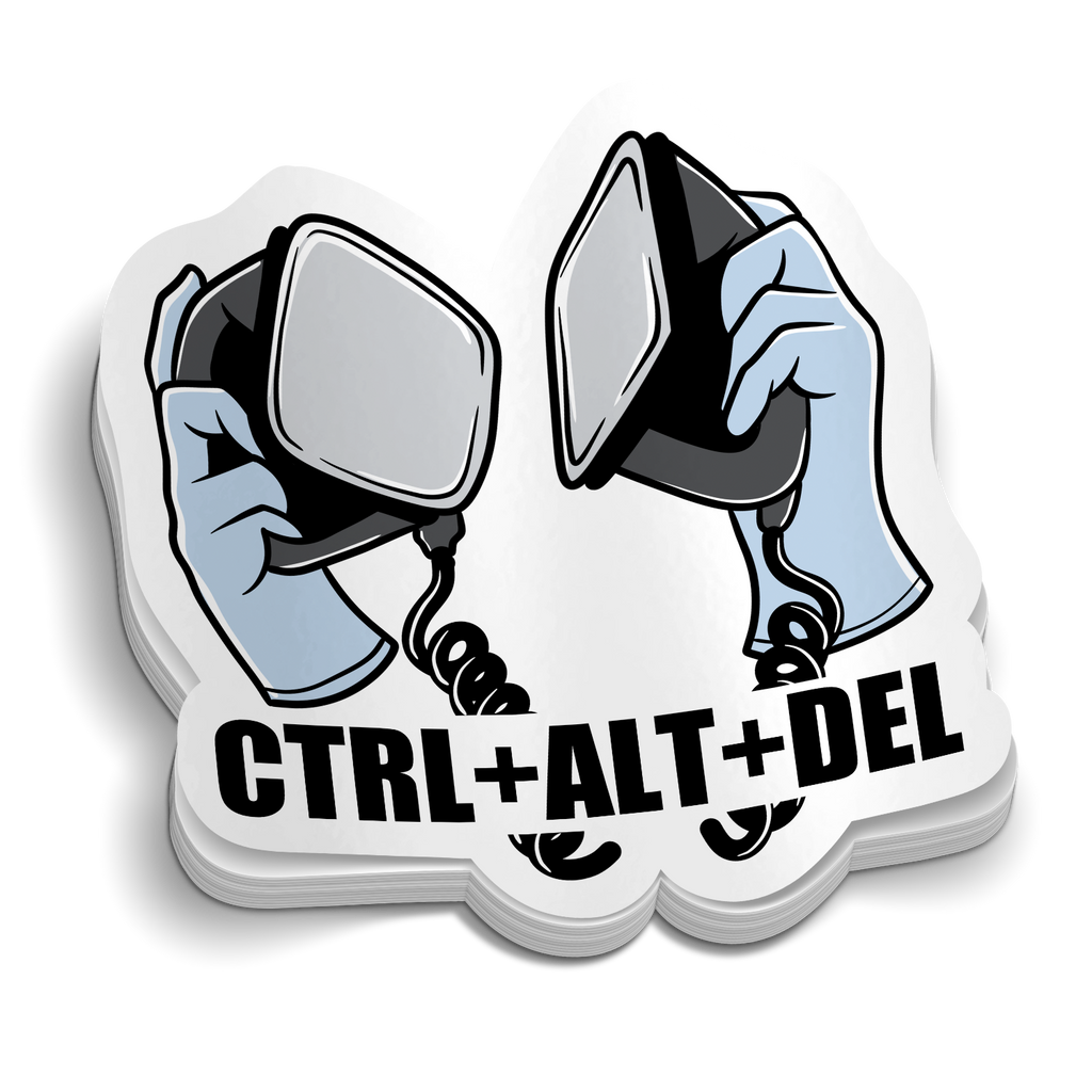 Ctrl-Alt-Del Sticker
