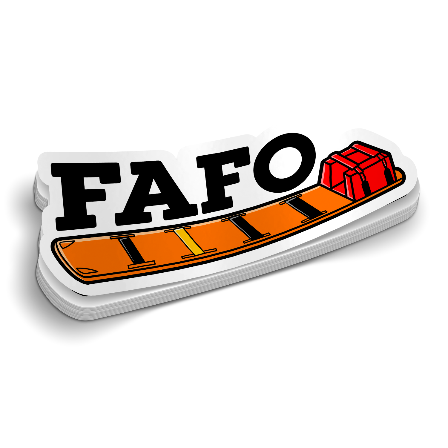 FAFO Backboard Sticker