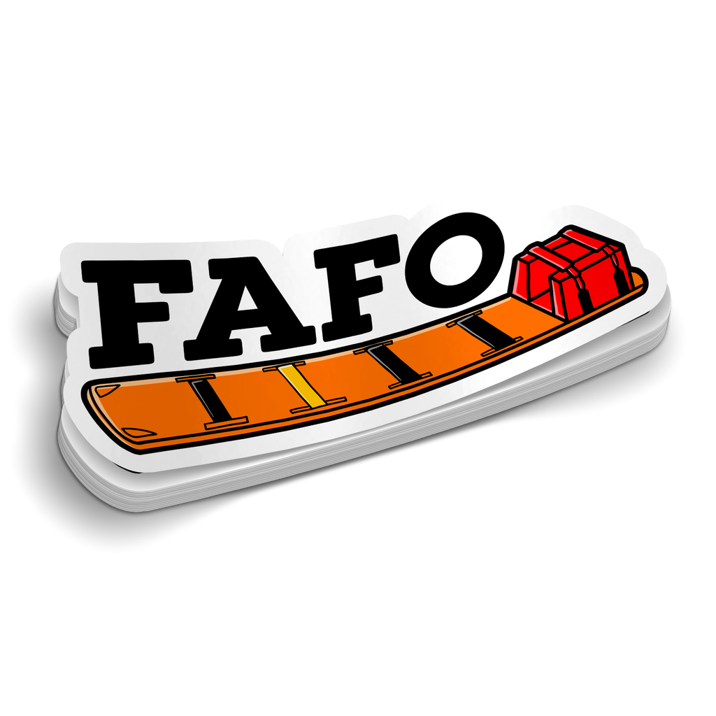FAFO Backboard Sticker