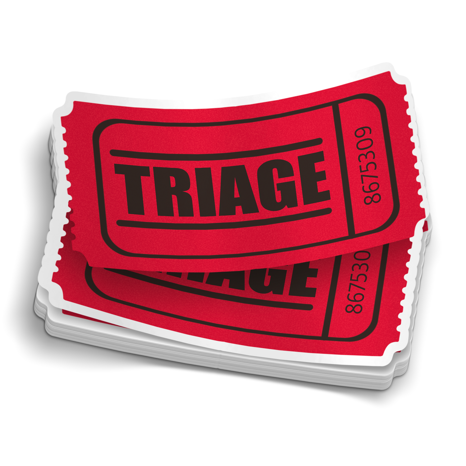 Admit One to TRIAGE Sticker