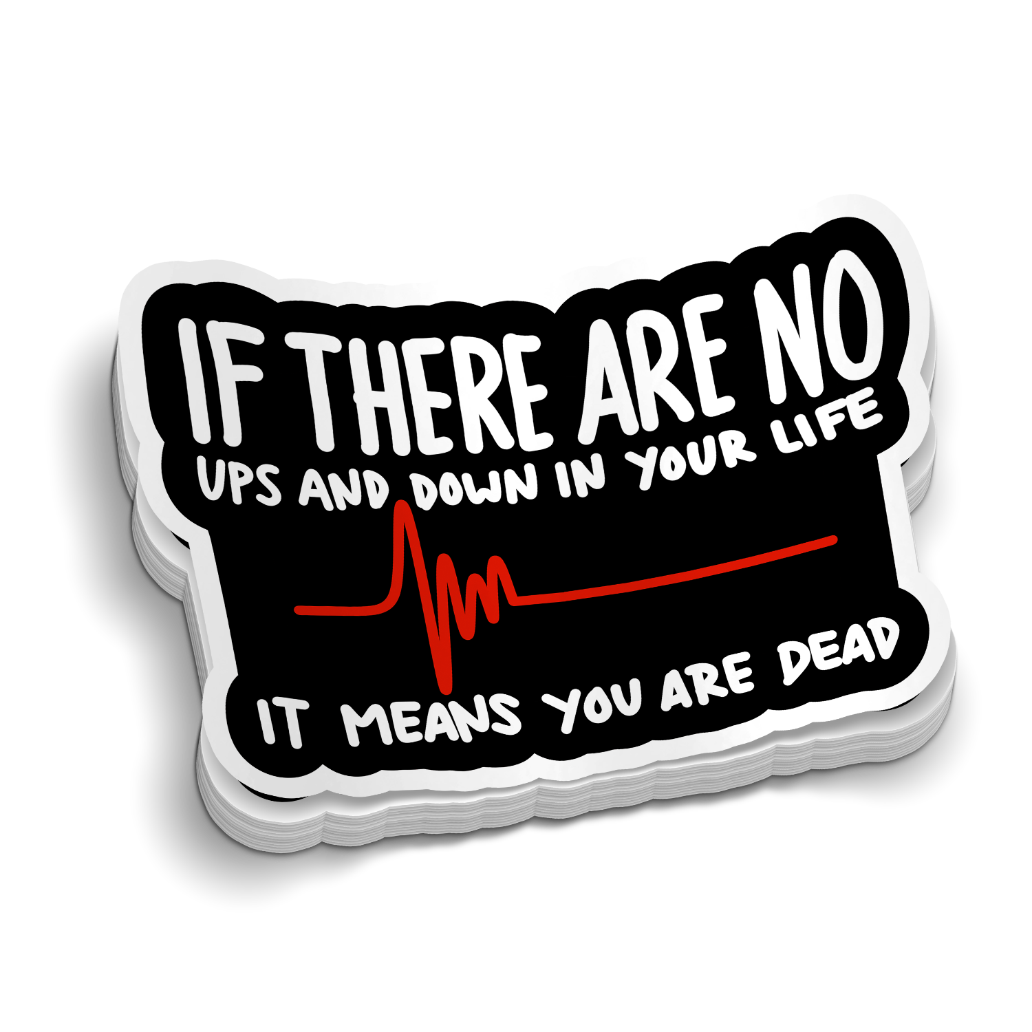 Ups and Downs | Funny Medical Stickers