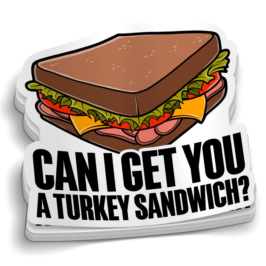 Turkey Sandwich Sticker