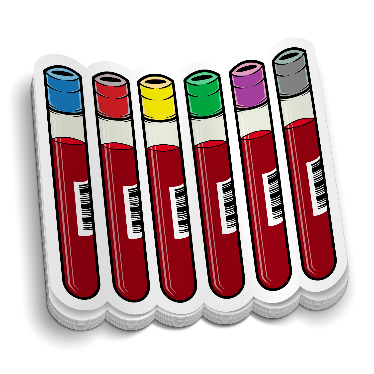 Blood Order Of Draw Sticker