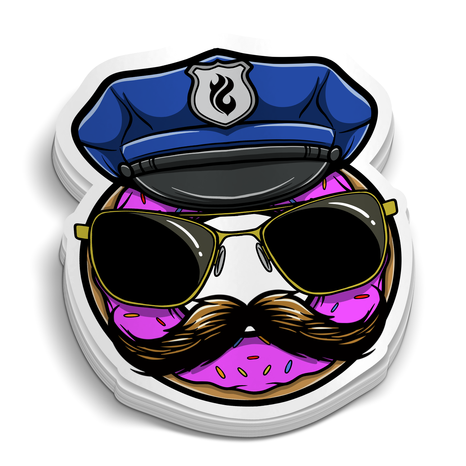 Sergeant Donut Sticker