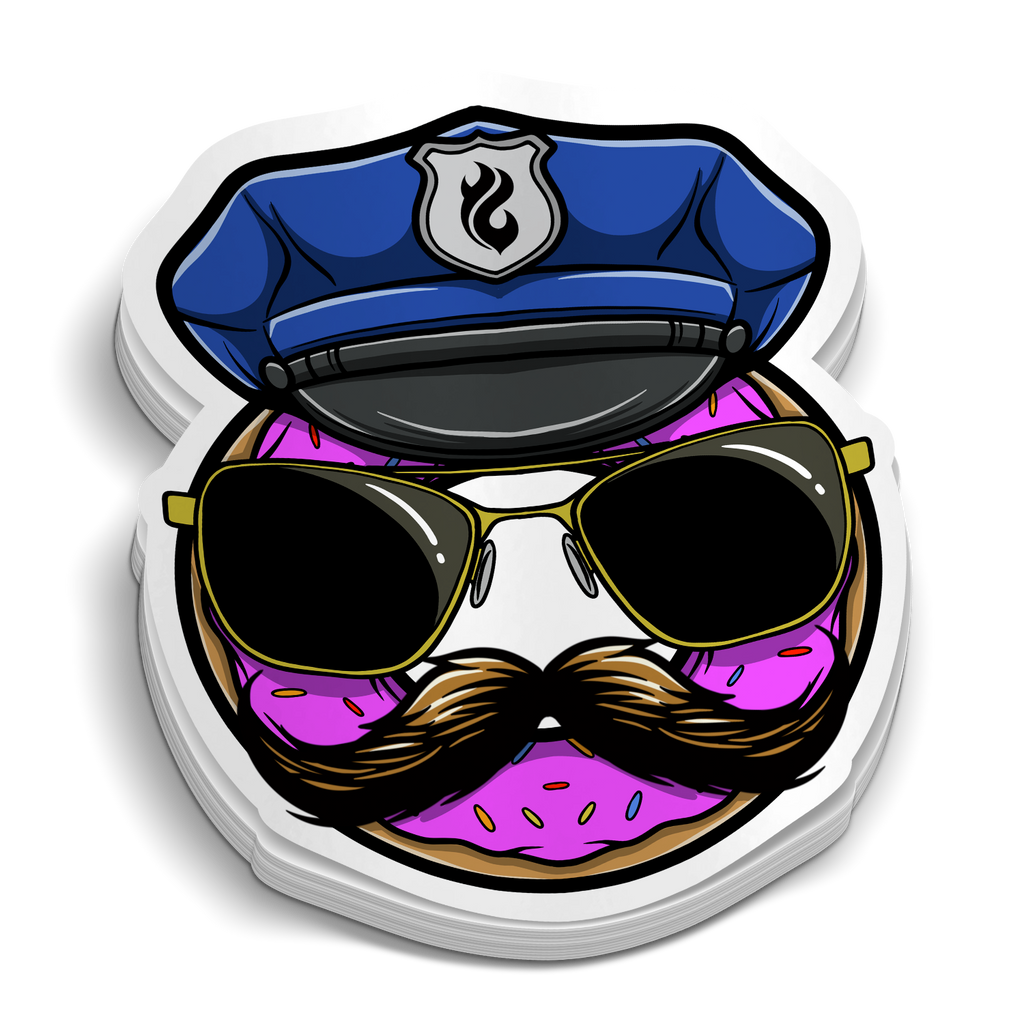 Sergeant Donut Sticker