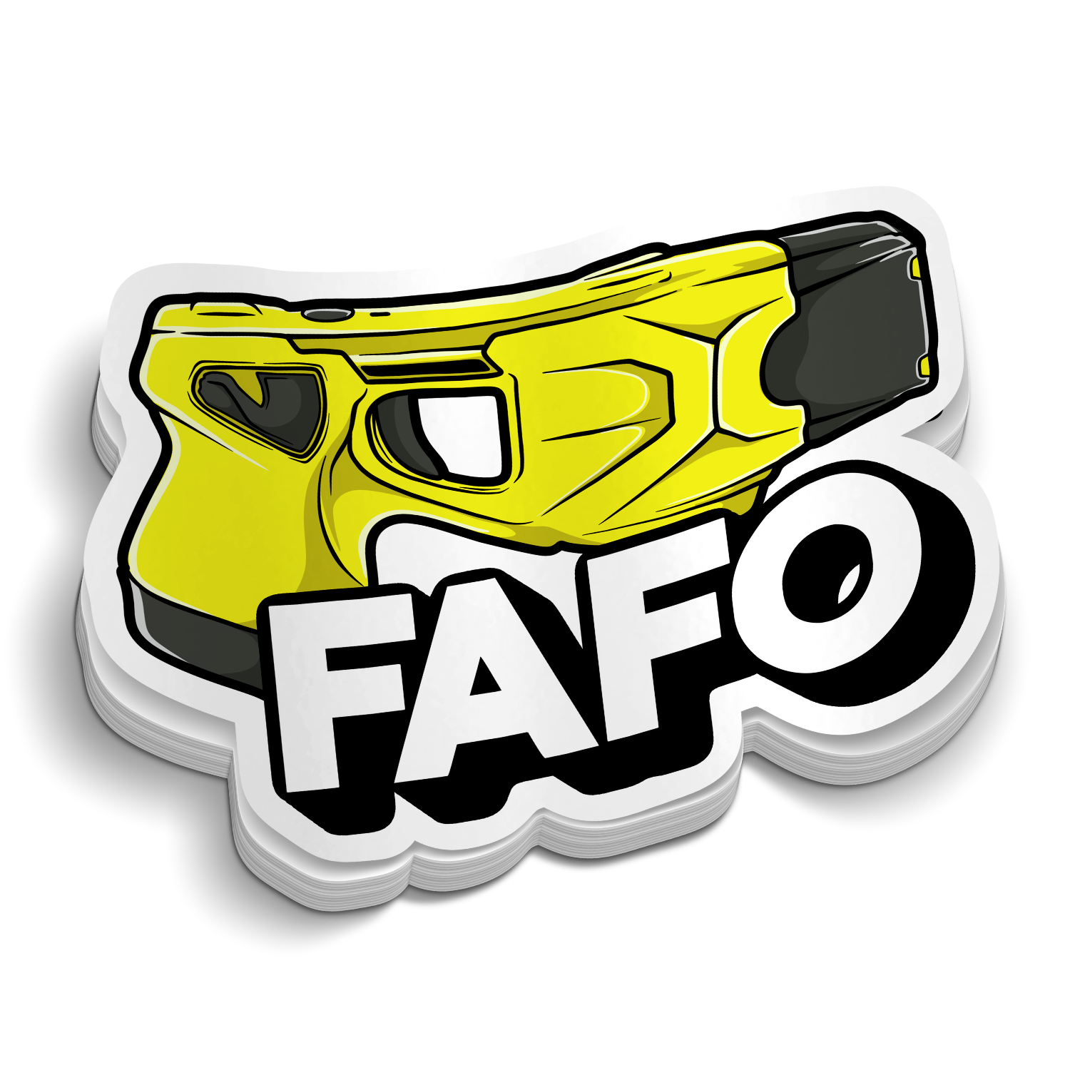 FAFO Taser Police Sticker