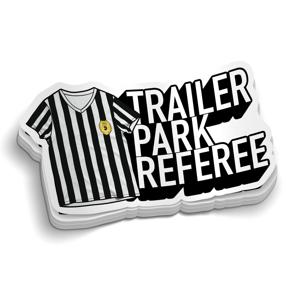 Trailer Park Referee Police Sticker