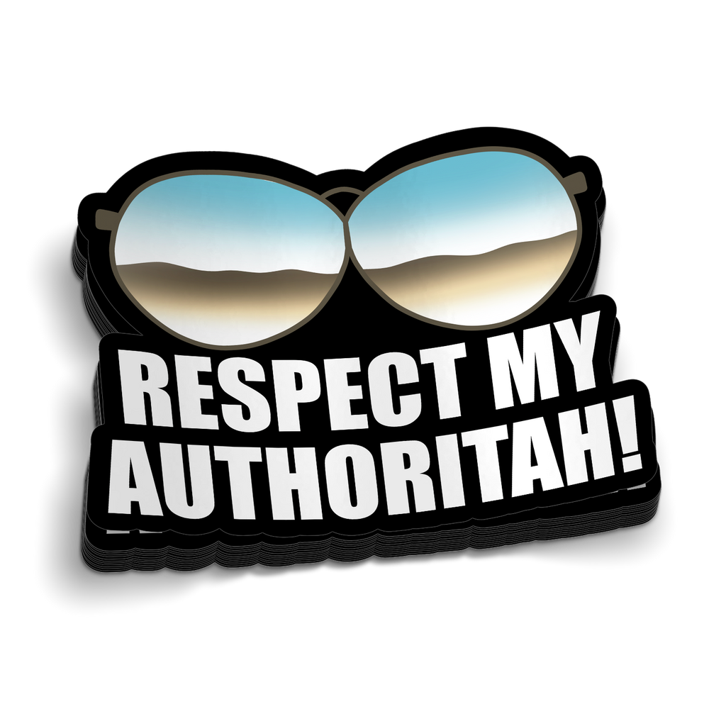 Respect My Authoritah Police Sticker