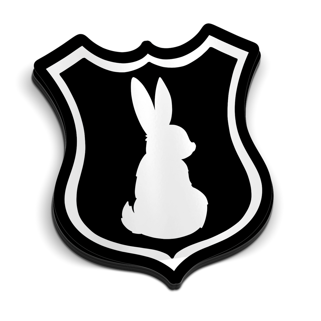 Badge Bunny Police Sticker