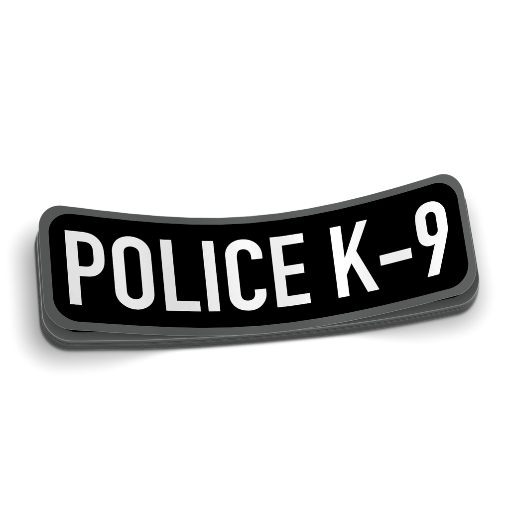 Police K-9 Sticker