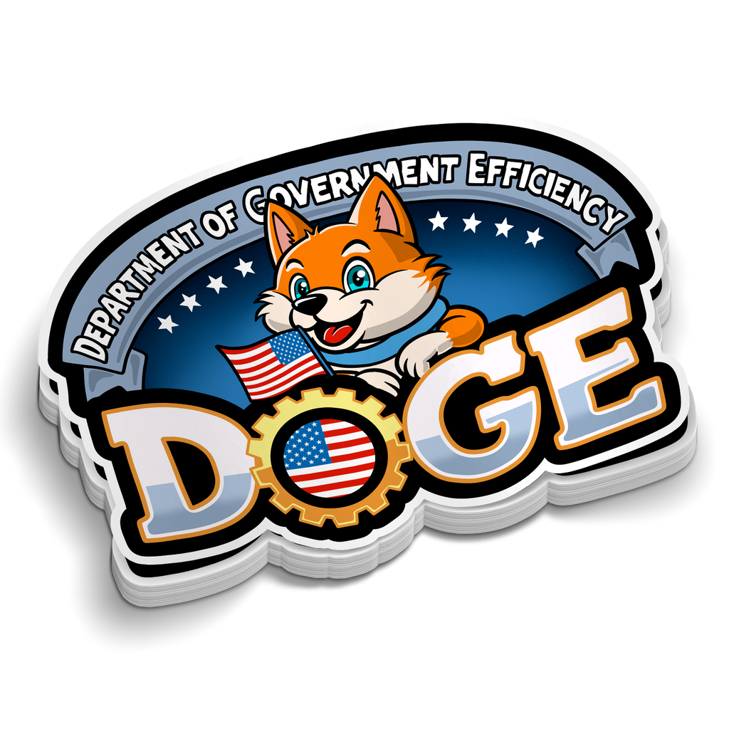 D.O.G.E. - Funny Laptop Stickers