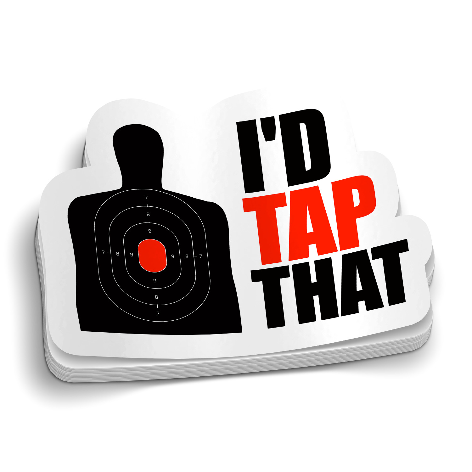 I'd Tap That Silhouette Sticker