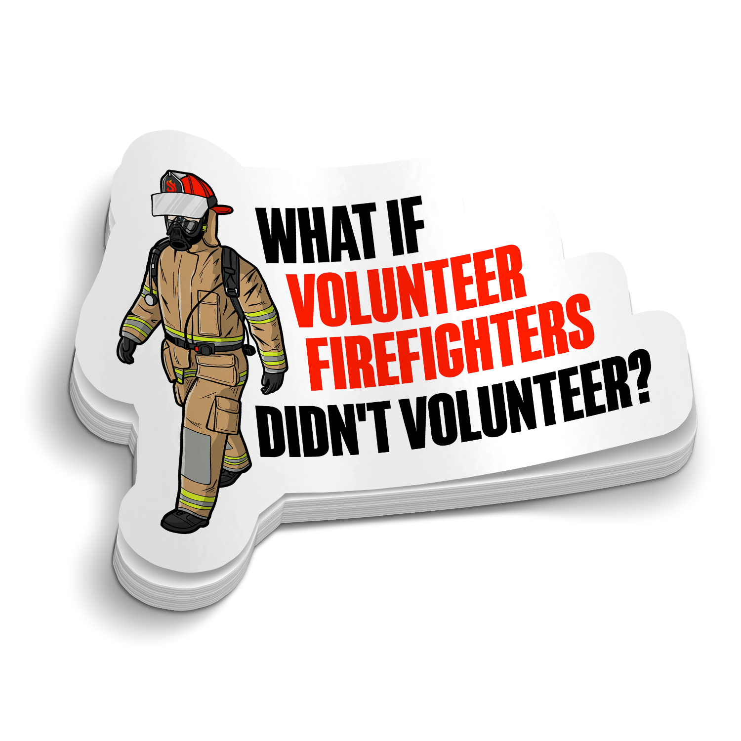 What If Volunteers Didn't Volunteer Sticker