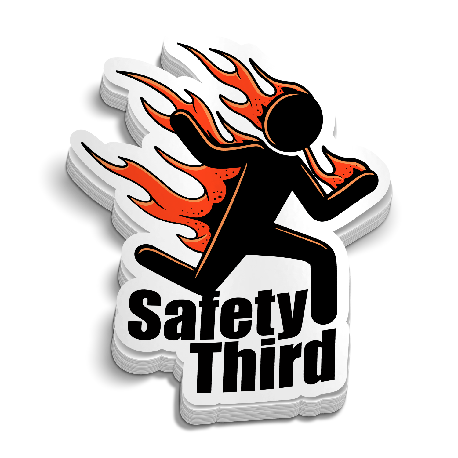 Safety Third - Funny Sticker