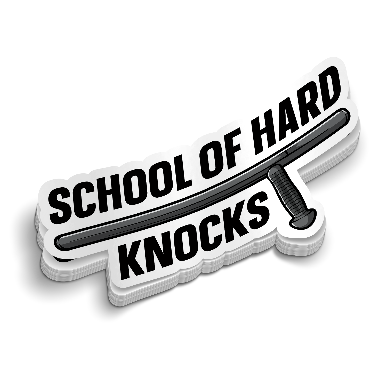 School of Hard Knocks Funny Police Sticker