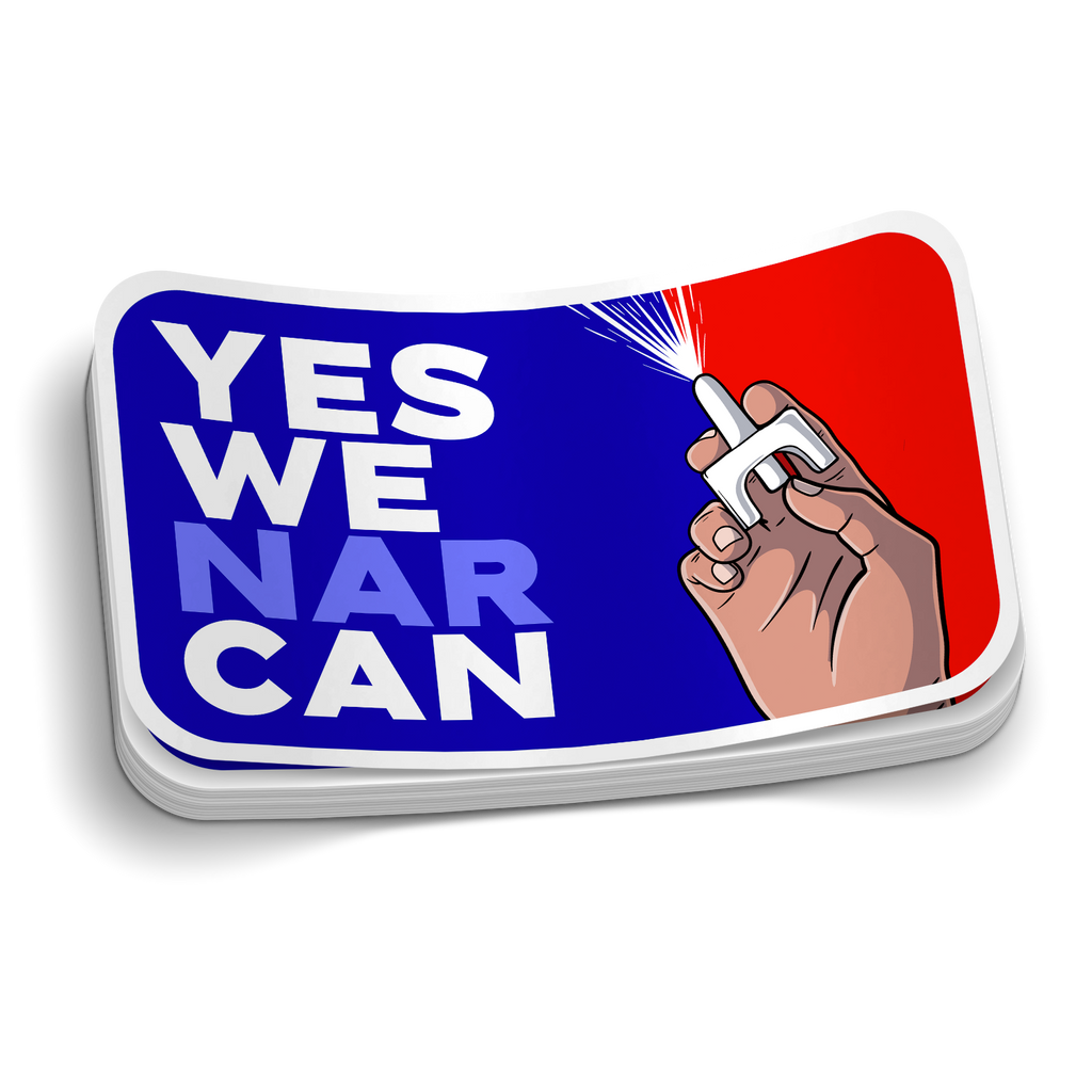 Yes We narCAN! Sticker