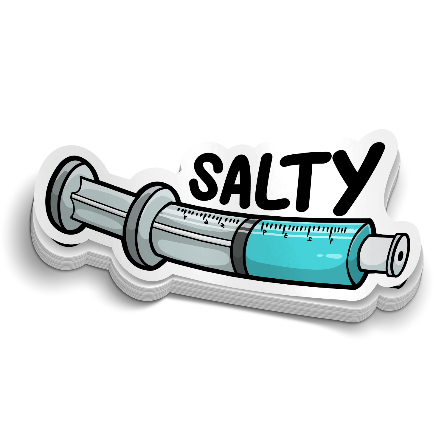 Salty Syringe Funny Medical | Nursing Sticker