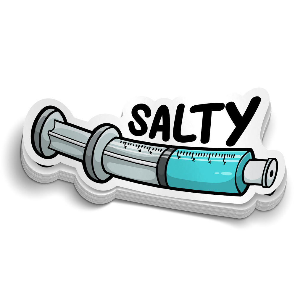 Salty Syringe Funny Medical | Nursing Sticker