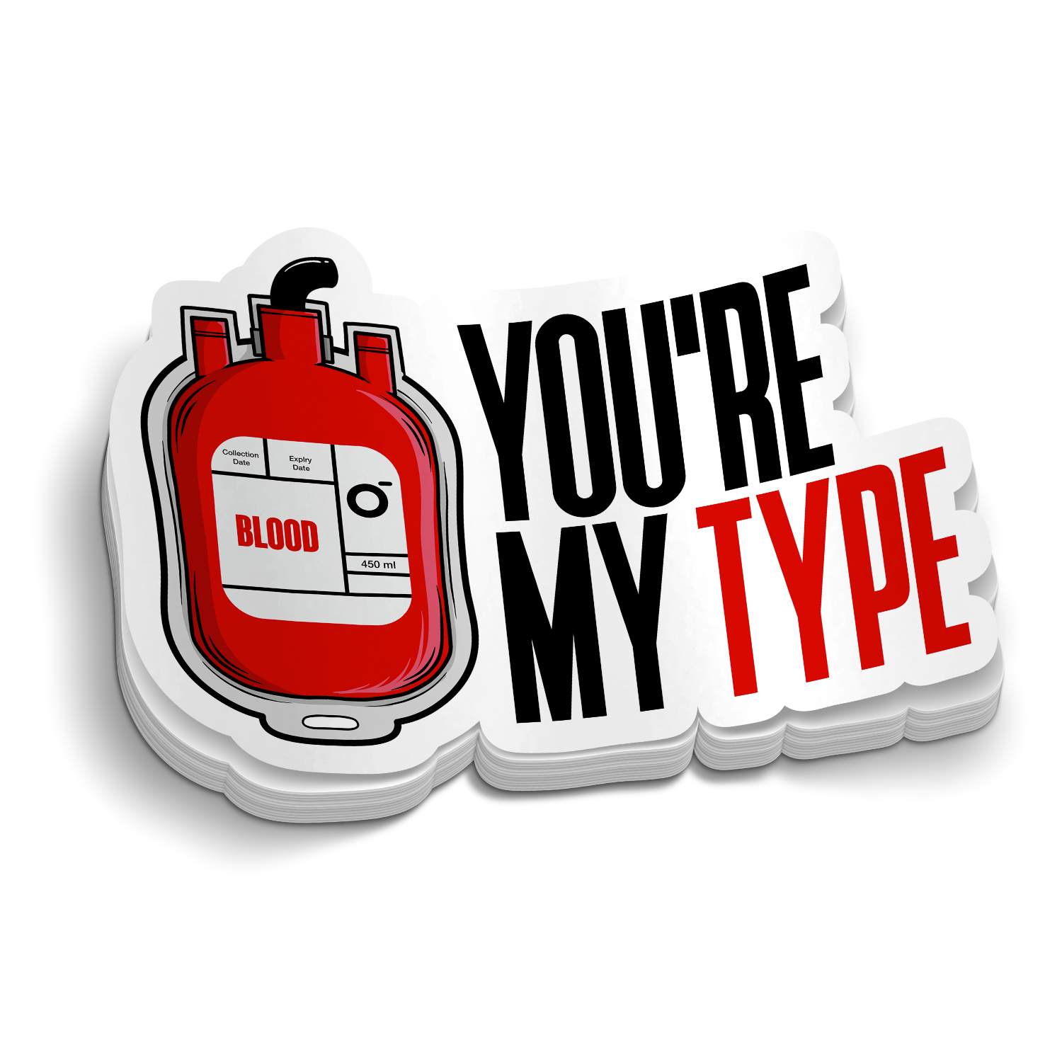 You're My Type Medical Sticker