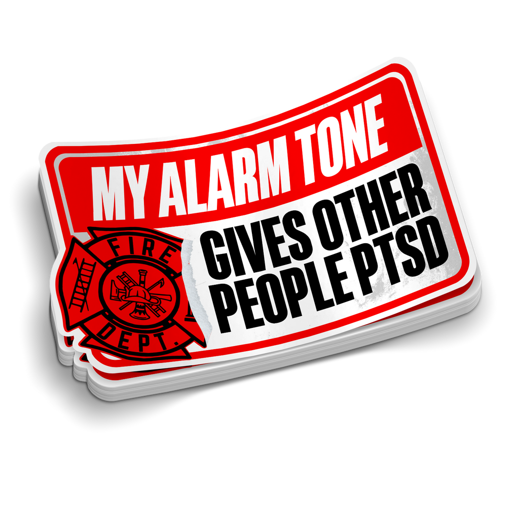 My Alarm Tone | Firefighter Sticker